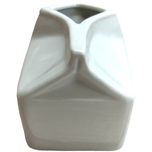 Vintage WHITE MILK CARTON ~CREAM~ CREAMER - Picture 4 of 5